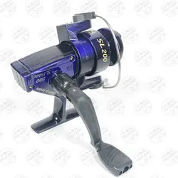 چرخ ماهیگیری SL200 رنگ آبی کاربنی