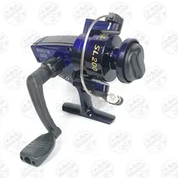 چرخ ماهیگیری SL200 رنگ آبی کاربنی