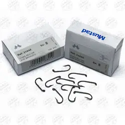 قلاب ماهیگیری ۴ خار برنزی سایز۸ بسته ۱۰عددی