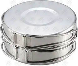 ظروف استیل پخت و پز کوهنوردی و کمپینگ ۸ پارچه Camelwill