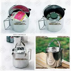 ظرف استیل پخت و پز کوهنوردی و کمپینگ ۱.۲ لیتری Camelwill