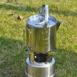 ظرف استیل پخت و پز کوهنوردی و کمپینگ ۱.۲ لیتری Camelwill