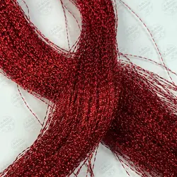 ریسه رنگی پشه بافی قرمز