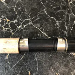 چوب ماهیگیری تلسکوپی آلبا استار Super Strong  مشکی طول ۴۰۰ سانتی متر