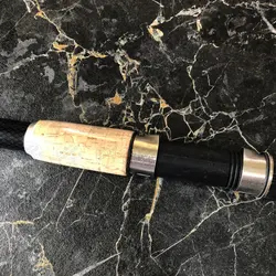 چوب ماهیگیری تلسکوپی آلبا استار Super Strong  مشکی طول ۴۰۰ سانتی متر