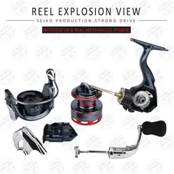 چرخ ماهیگیری فلزی یوموشی مدل XS6000