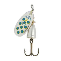 لانسه بلوفاکس پلاک نقره ای خال آبی سایز ۲