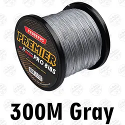 نخ براید ماهیگیری اسپایدر X8  ژاپن رنگ طوسی ۳۰۰ متر سایز۰/۲۰