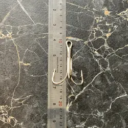 قلاب ماهیگیری سه شاخ سایز ۰/۱۰ بزرگ (یک عدد)