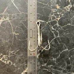 قلاب ماهیگیری سه شاخ سایز ۰/۱۲ بزرگ (یک عدد)