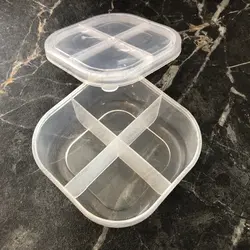 جعبه قلاب ۴ خانه مربع ماهیگیری