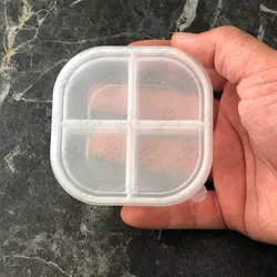 جعبه قلاب ۴ خانه مربع ماهیگیری