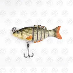 ماهی مصنوعی ۶ تکه قزلی ۵ سانتی مدل ۱۳۲۶