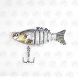 ماهی مصنوعی ۶ تکه قزلی ۵ سانتی مدل ۱۳۲۴