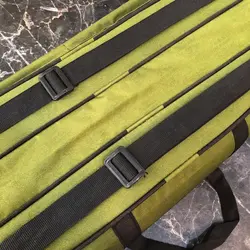 کیف لنسر ماهیگیری سه زیپ ۱۴۰ سانتی سبز