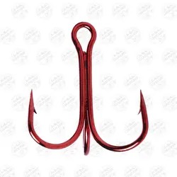 قلاب سه شاخ قرمز وی ام سی VMC فرانسه سایز ۴ بسته ۳ عددی