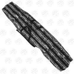 کیف لنسر ماهیگیری سه زیپ ۱۴۰ سانتی طرح استتار طوسی