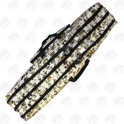 کیف لنسر ماهیگیری سه زیپ ۱۲۵ سانتی طرح استتارخاکی