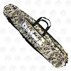 کیف لنسر ماهیگیری سه زیپ ۱۲۵ سانتی طرح استتارخاکی