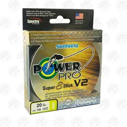 نخ ماهیگیری براید (ابریشمی) شیمانو مدل  پاور پرو  ۱۳۵ متر سایز ۰/۲۰