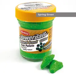 خمیر برکلی پاور بیت قزل آلا لوفاک Berkley PowerBait Natural Scent – fish pellet Spring green