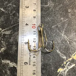 قلاب ماهیگیری سه شاخ سایز ۰/۴ بزرگ (یک عدد)