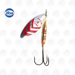 لانسه ماهیگیری سایز ۳ ایلبا Lungo Silver/Red 60113