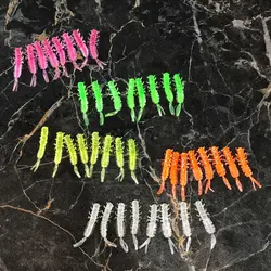 طعمه بچه میگو ژله ای ۵ رنگ بسته ۴۰ عددی