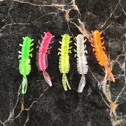 طعمه بچه میگو ژله ای ۵ رنگ بسته ۴۰ عددی