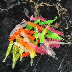 طعمه بچه میگو ژله ای ۵ رنگ بسته ۴۰ عددی