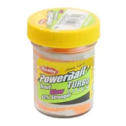 خمیر برکلی پاور بیت قزل آلا Berkley PowerBait Glow-in-the-Dark Trout Bait Glow Orange/White