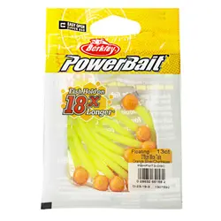 طعمه مصنوعی برکلی دم موشی زرد - نارنجی  بسته ۱۳ عددی