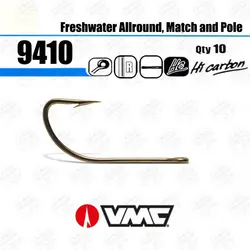 قلاب ماهیگیری VMC فرانسه طلایی سوزنی ۹۴۱۰ بسته ۱۰ عددی سایز ۵