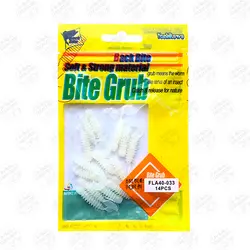 طعمه ماهیگیری دم فرفری (شبتاب) ۳.۵ سانتی متر بسته ۱۴ عددی FLA40-033