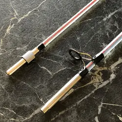 چوب دو تکه شیشه ای سیم بکسل دار کروکودیل ۲۴۰ سانتی متر اکشن ۸۰-۱۵۰