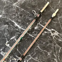 چوب دو تکه شیشه ای سیم بکسل دار کروکودیل ۲۴۰ سانتی متر اکشن ۸۰-۱۵۰