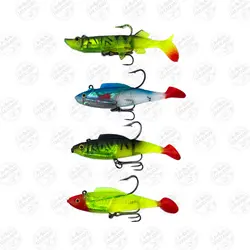 لور ماهی ژله ای ماهیگیری Luckg Bait  مجموعه ۴ عددی مدل ۱۷۰۴