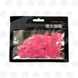 طعمه بچه میگو ژله ای صورتی بسته ۴۰ عددی