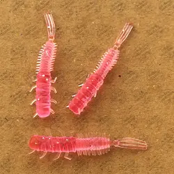 طعمه بچه میگو ژله ای صورتی بسته ۴۰ عددی