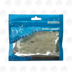 طعمه بچه میگو ژله ای سفید بسته ۴۰ عددی شب نما