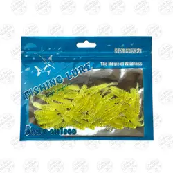 طعمه بچه میگو ژله ای زرد بسته ۴۰ عددی