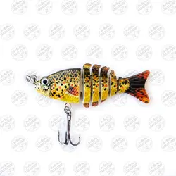 ماهی مصنوعی ۶ تکه قزلی ۵ سانتی مدل ۱۳۲۱