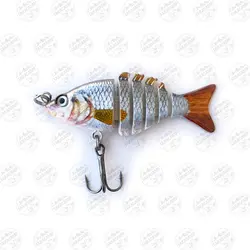 ماهی مصنوعی ۶ تکه قزلی ۵ سانتی مدل ۱۳۲۸