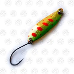 قاشقک قزلی ماهیگیری فیشینگ لور ۵ گرمی مدل Sp-Goldrainbow