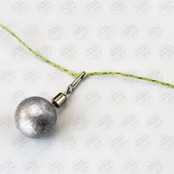 سرب ماهیگیری کروی ۲۰ گرمی به همراه هرزگرد