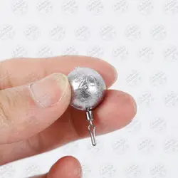 سرب ماهیگیری کروی ۲۰ گرمی به همراه هرزگرد