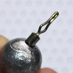 سرب ماهیگیری کروی ۱۰ گرمی به همراه هرزگرد