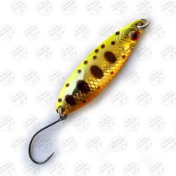 قاشقک قزلی ماهیگیری فیشینگ لور ۵ گرمی مدل Sp-Goldblack