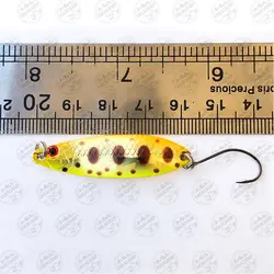 قاشقک قزلی ماهیگیری فیشینگ لور ۵ گرمی مدل Sp-Goldblack