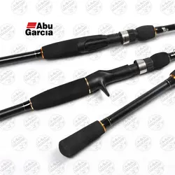 چوب ماهیگیری ابوگارسیا دوتکه سه اکشن  اسپینینگ فول کربن به همراه هارد کیس